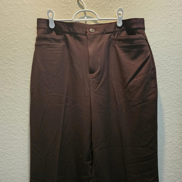 Christopher & Banks Women's Size 14L Classic Fit Trouser Leg Pants Elastic Waist - Picture 2 of 8